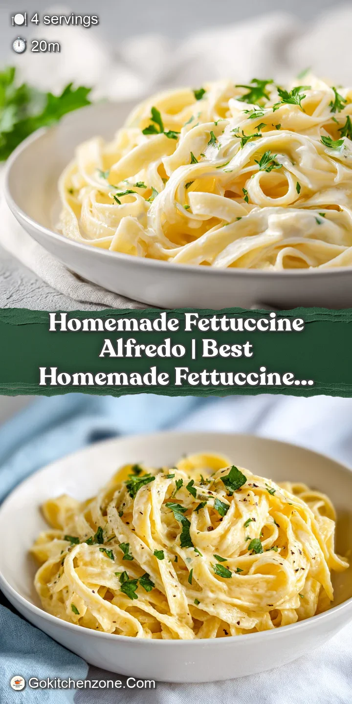 Close-up of creamy fettuccine Alfredo, showing tender noodles and a luscious sauce.