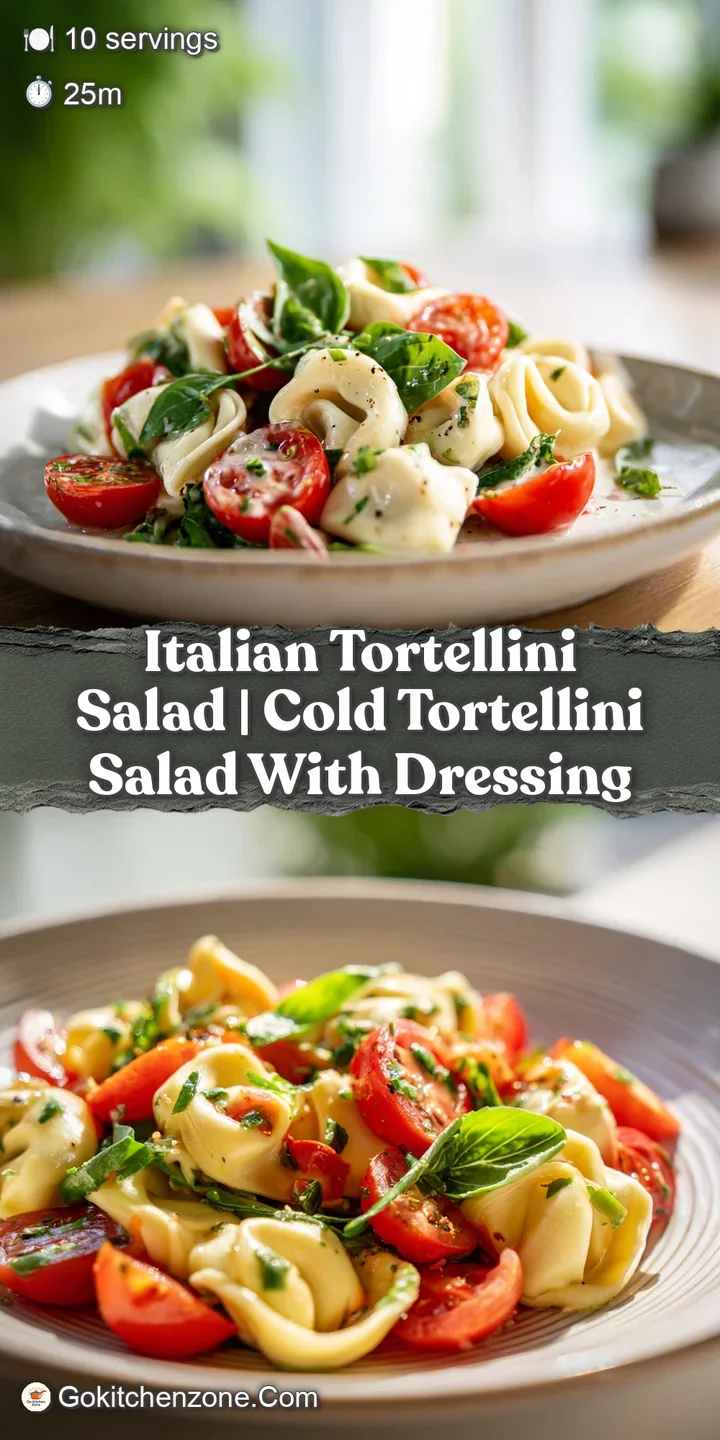 Close-up of tortellini salad, showcasing plump pasta, fresh vegetables, and a luscious dressing. An inviting culinary expe...