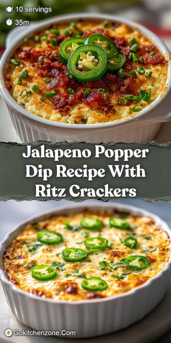 Close-up of bubbling, melted cheese and diced jalapenos in a creamy dip, hinting at warmth and a spicy kick.