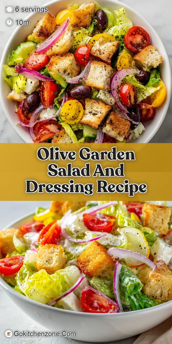 Close-up of a fresh, colorful Olive Garden salad, highlighting the crisp texture of the lettuce and vibrant colors of the ...