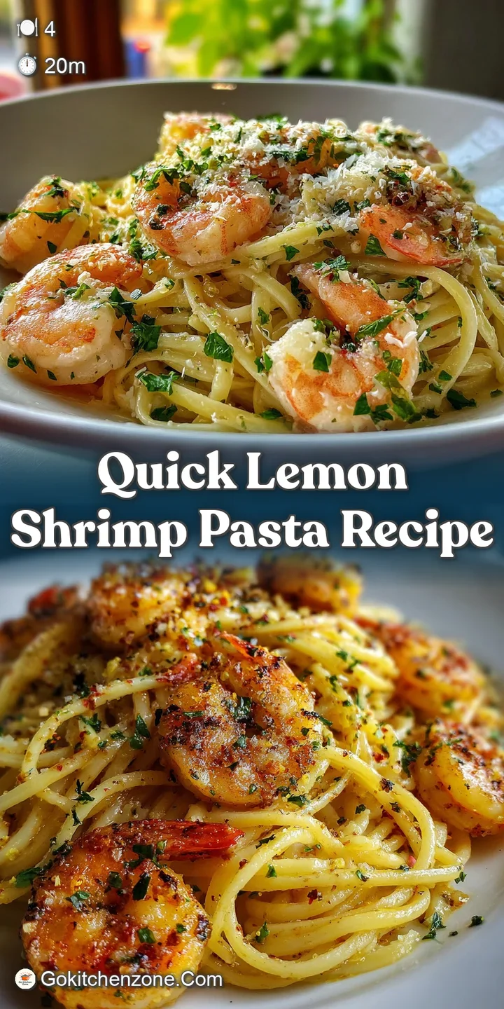 Close-up of succulent shrimp nestled among al dente pasta, glistening with a light butter sauce. A sprinkle of fresh herbs...