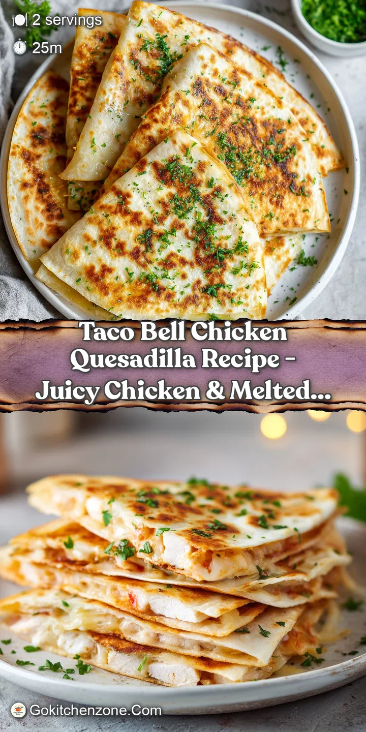 Close-up shot: melted cheese and tender chicken spilling from a grilled quesadilla, highlighting its gooey, savory goodness.