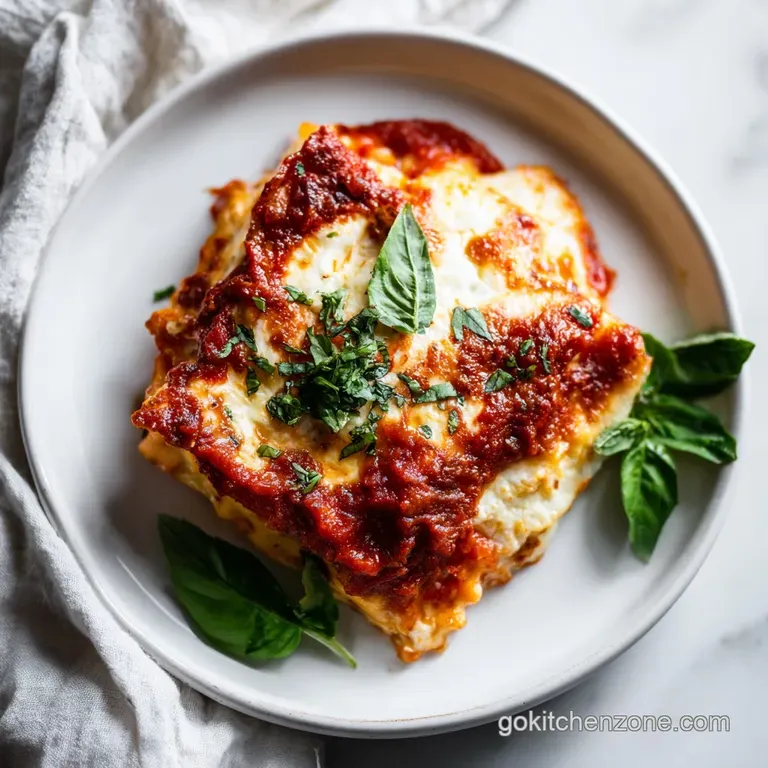 Lazy Lasagna: 3 Ingredient Ravioli Bake