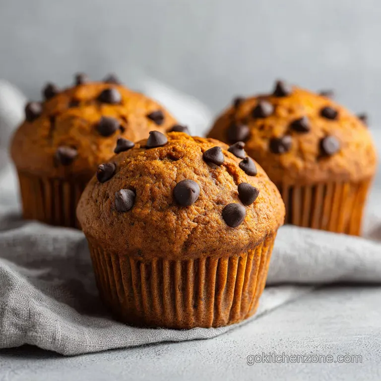 Chocolate Chip Pumpkin Muffin: Moist and Simple