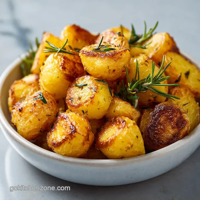 Air Fryer Garlic Herb Potatoes