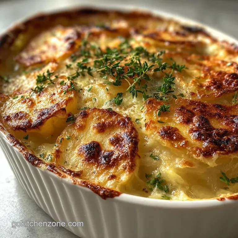 Au Gratin Potatoes Recipe with Gruy&egrave;re