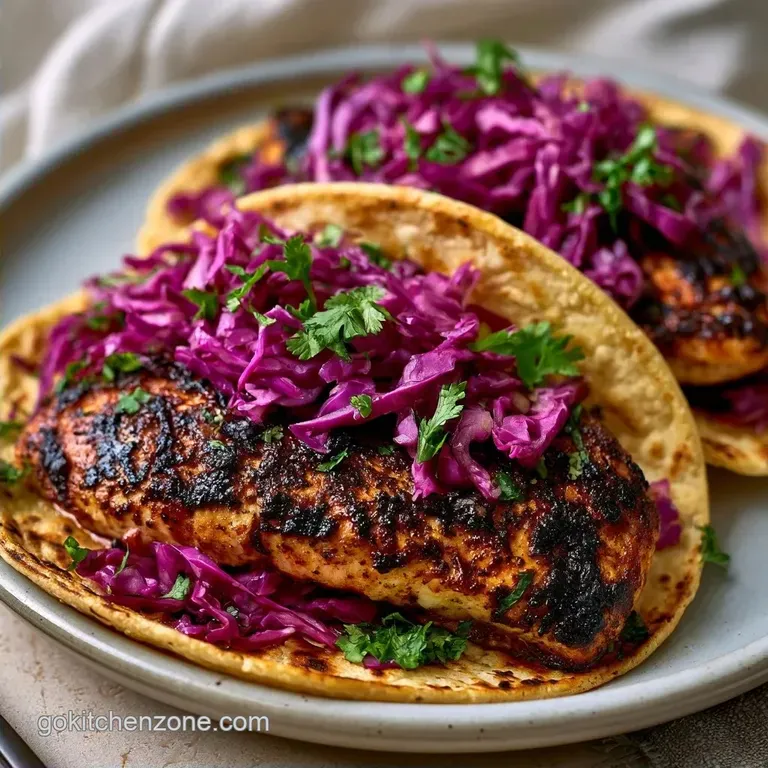 Pan-Seared Blackened Tilapia Tacos Recipe