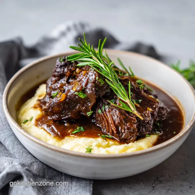 Braised Short Ribs: Tender Red Wine Beef