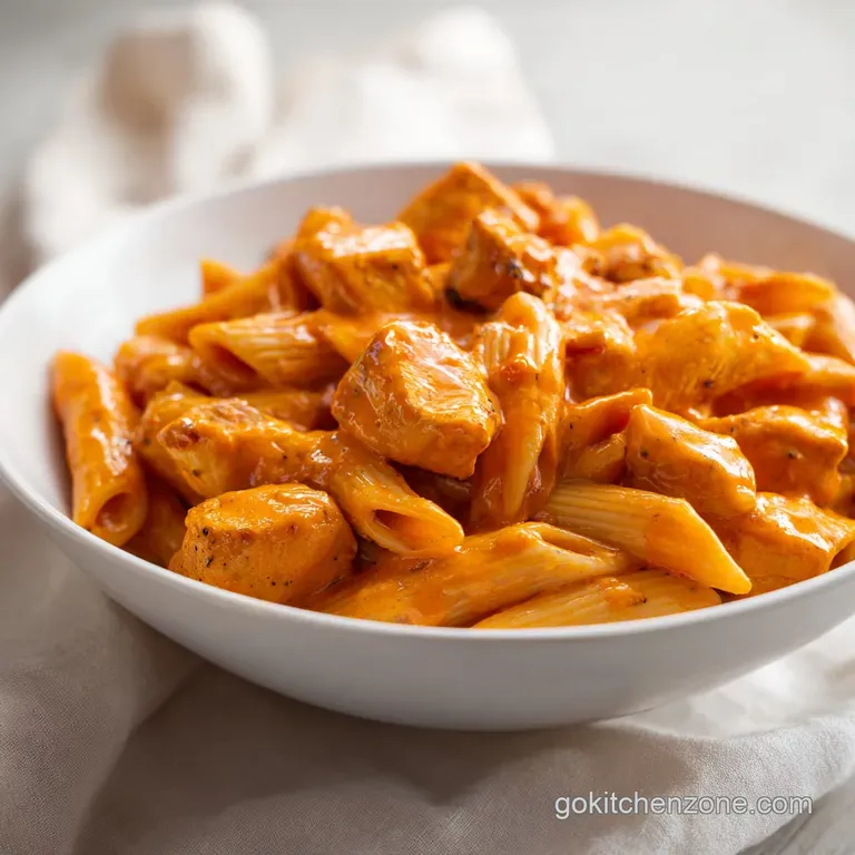Buffalo Chicken Pasta: Creamy and Guilt-Free