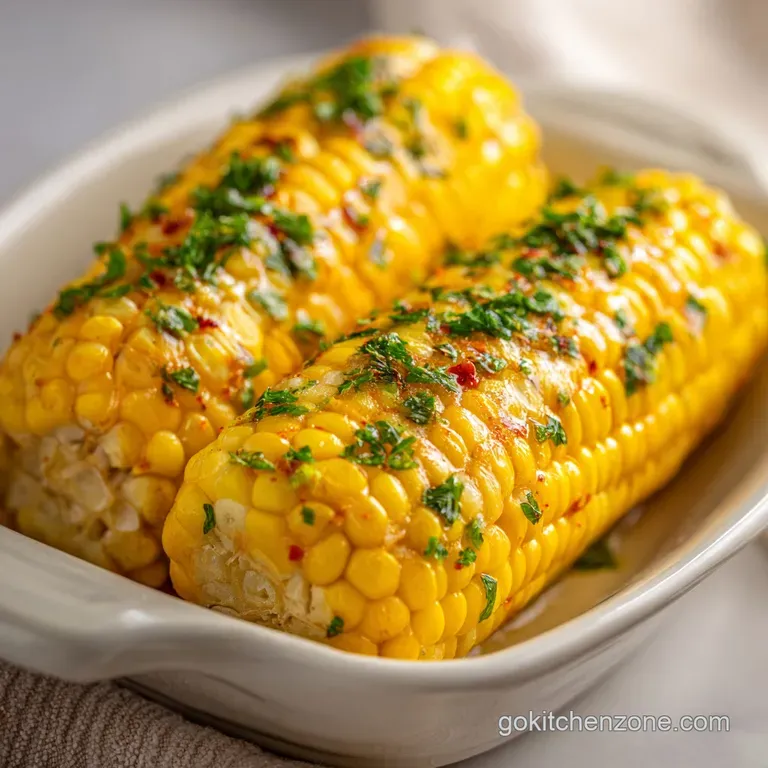 Buttery Garlic Corn on the Cob: Snappy and Aromatic