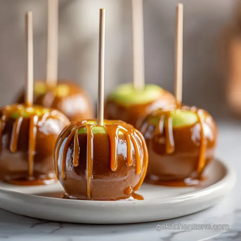 Caramel Apple Dippers: Velvety Maple Glaze