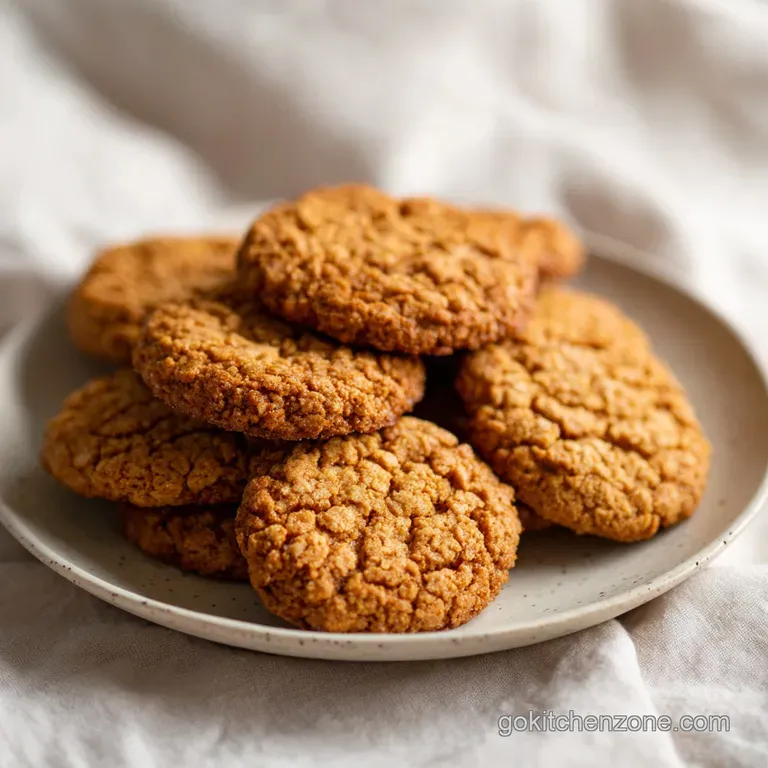 Stack of soft brown sugar oatmeal cookies beside a glass of milk. Crumbly edges and chewy centers look perfectly delicious.