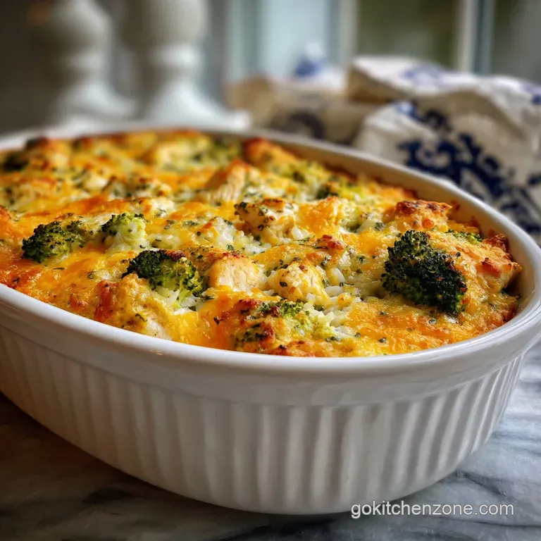 Chicken Broccoli Rice Casserole: Velvety & Crispy