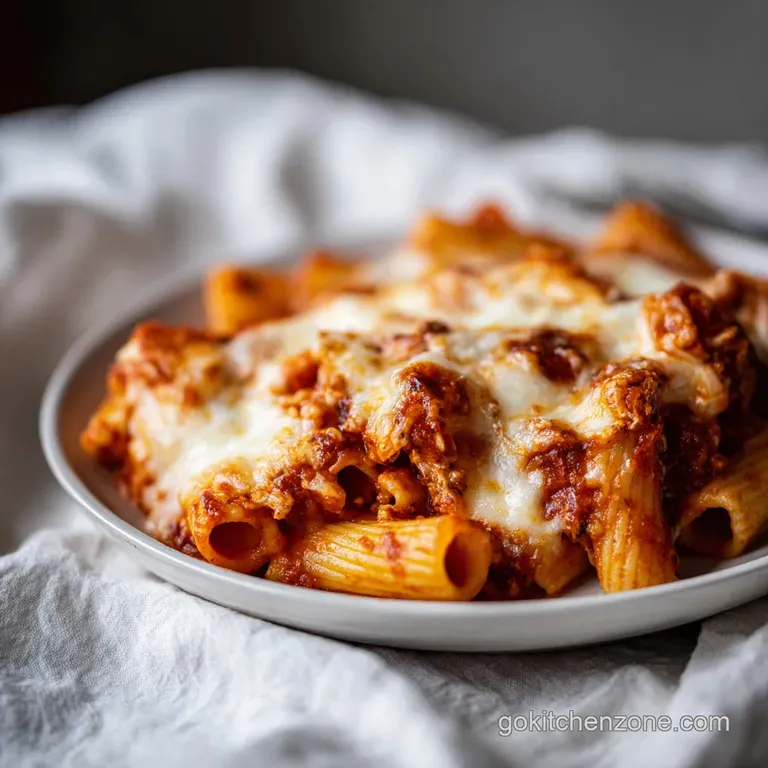 Chicken Parmesan Casserole: Crispy and Baked