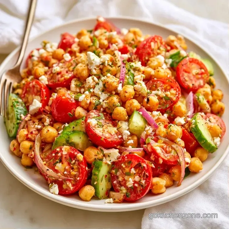 Vibrant medley of chickpeas and crisp vegetables neatly divided in a sleek, modern compartmentalized meal container.