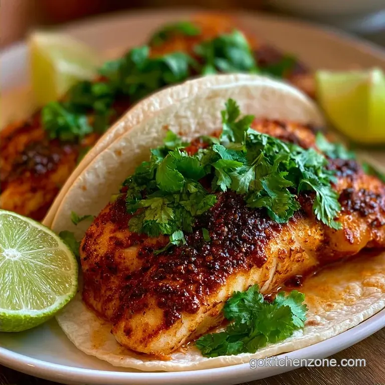 Zesty Cilantro Lime Tilapia Tacos