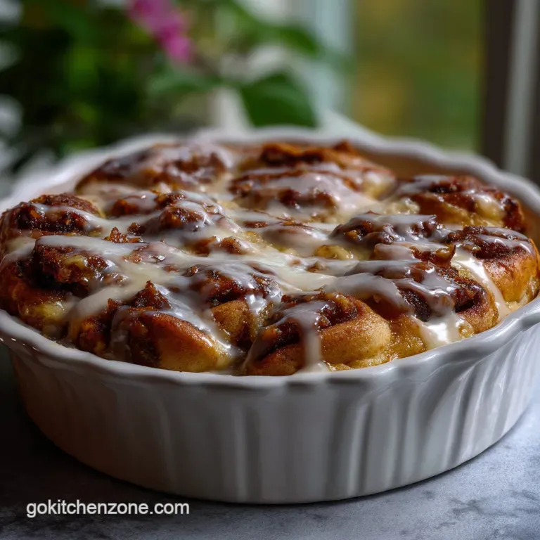 Easy Cinnamon Roll Casserole Recipe