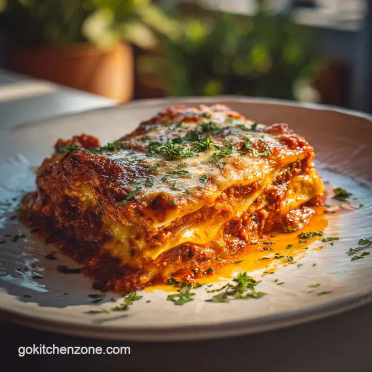 Classic Lasagna Recipe With Meat Sauce