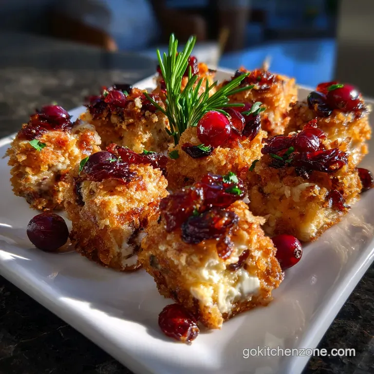 Christmas Eve Appetizer with Cranberry and Brie