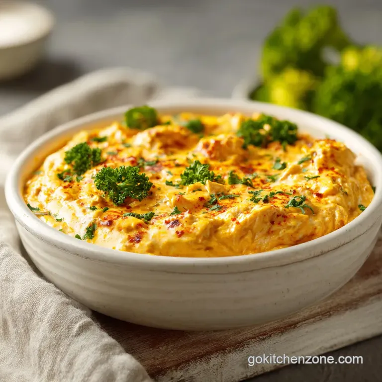 Buffalo Chicken Dip: Creamy and Baked