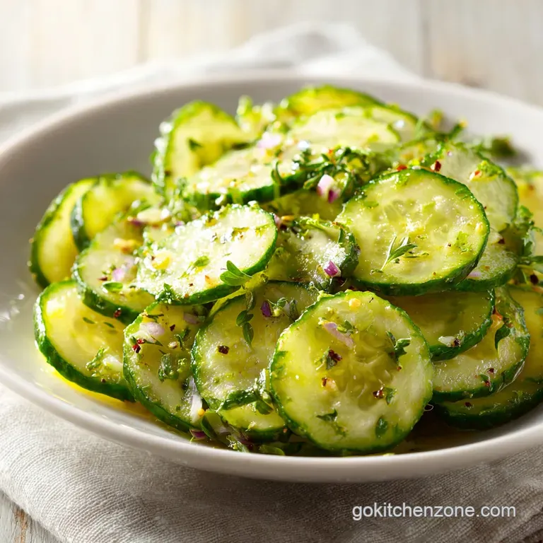 Creamy Cucumber Salad with Greek Yogurt