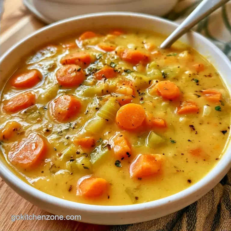 Creamy Fall Chicken Soup with Chicken Thighs