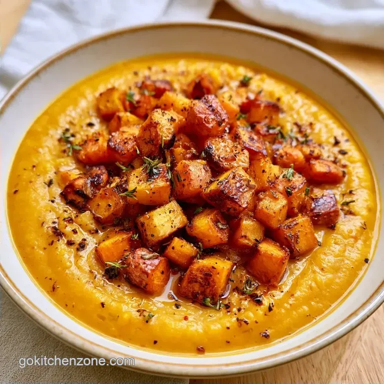 Roasted Creamy Fall Sheet Pan Soup