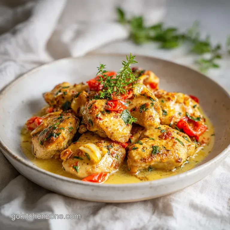 Creamy Garlic Chicken: Crispy and Velvety