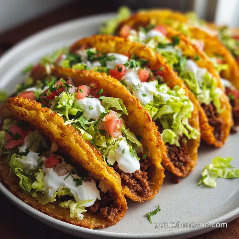 Crispy Baked Tacos: Unified Crunch