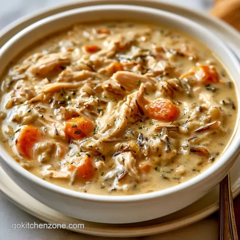A deep ceramic bowl of thick vegetable and chicken stew, garnished with chopped parsley on a rustic linen napkin.
