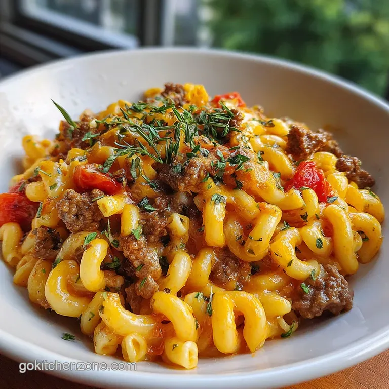 Easy Cheeseburger Pasta: One-Pot & Velvety
