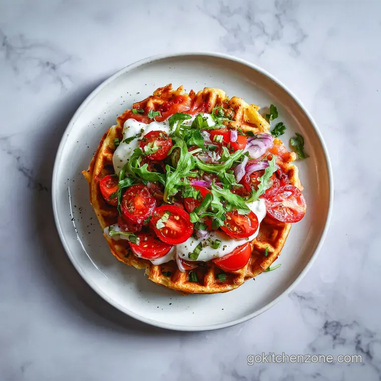 Crispy keto chaffle pizza slices artfully arranged, showcasing bubbly cheese and fresh basil.