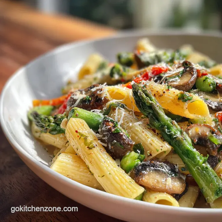 Pasta Primavera Recipe: Crisp Vegetables & Velvety Sauce