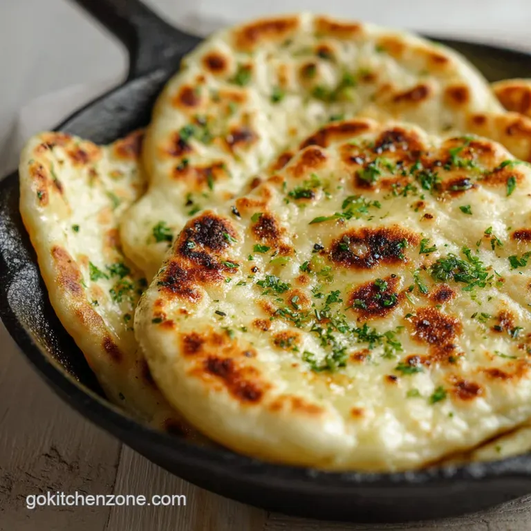 The Softest Homemade Naan Bread: Easy Skillet Method