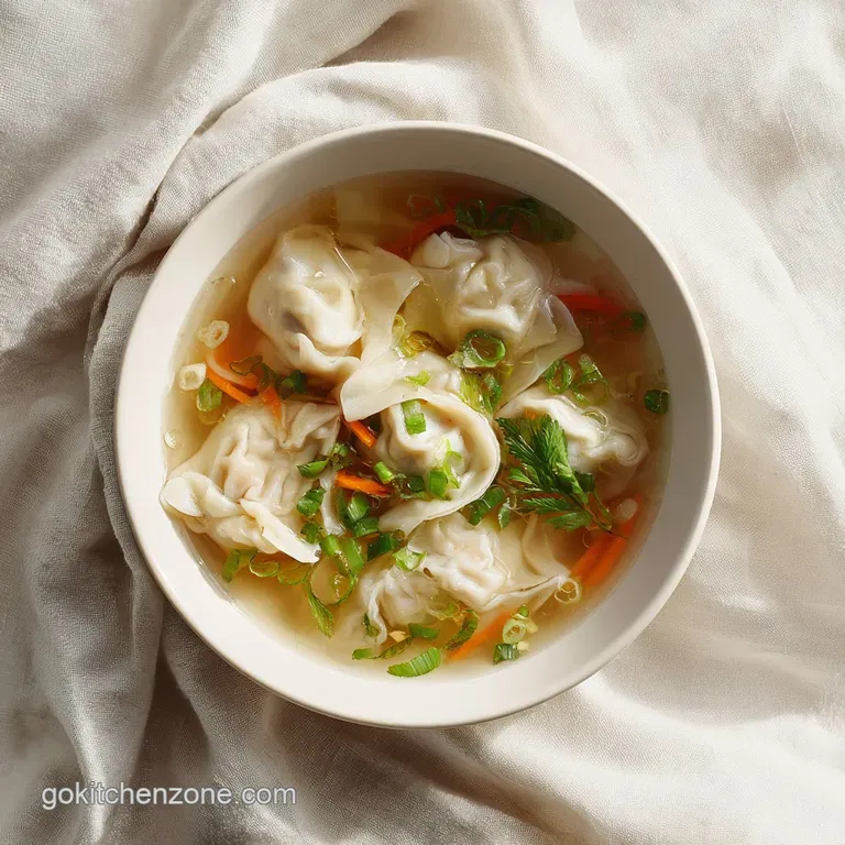Easy Wonton Soup Soup