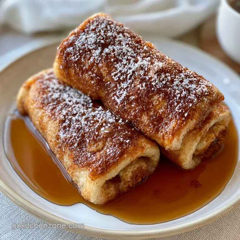French Toast Roll Ups: Sweet and Crispy