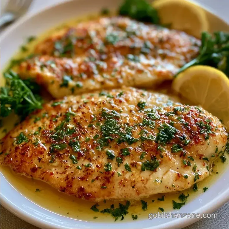 Flaky Garlic Butter Baked Tilapia