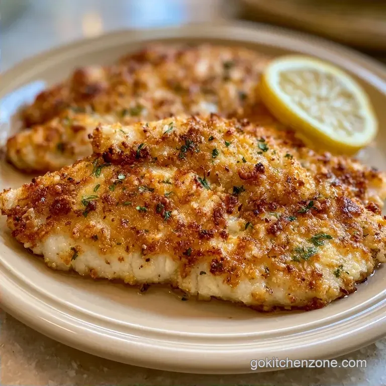 Gluten Free Baked Tilapia with Almond Flour