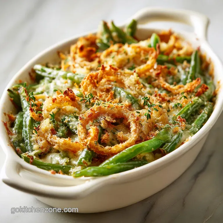 Green Bean Casserole With Fresh Green Beans
