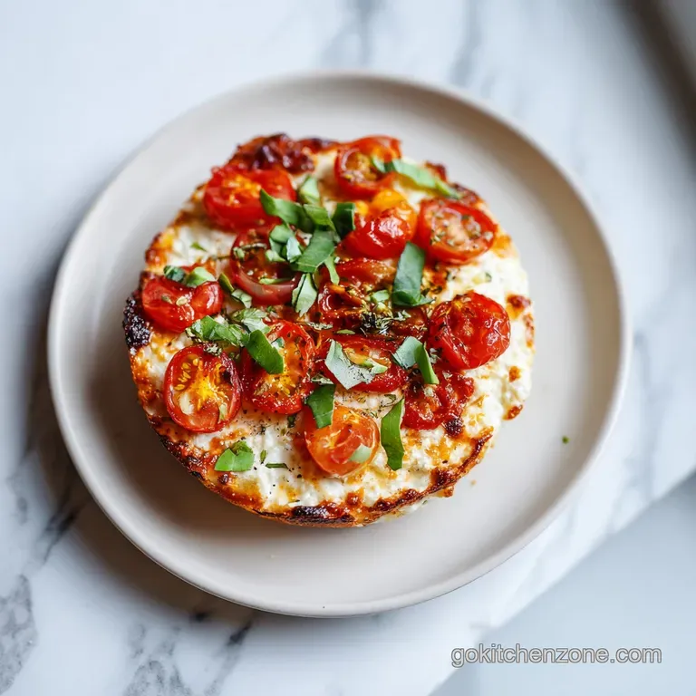 Cottage Cheese Pizza Bowl: High Protein and Ready in 7 Minutes