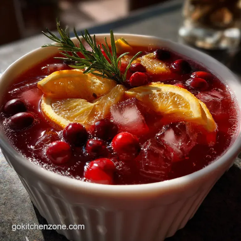 Vibrant Christmas Punch Recipe