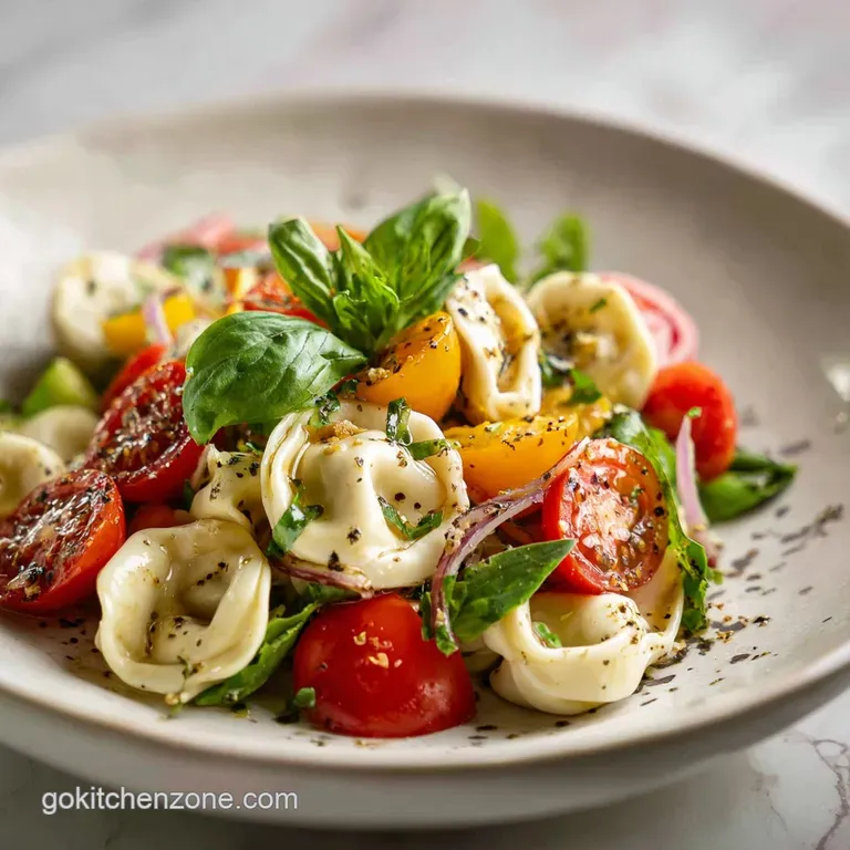 Italian Tortellini Salad: Zesty and Firm