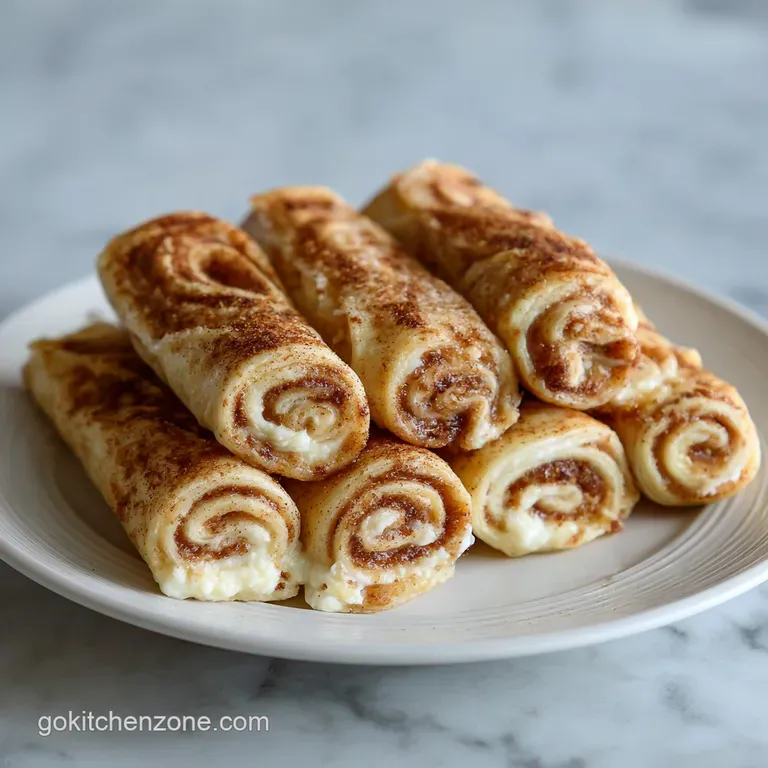 Cinnamon Cream Cheese Keto Roll Ups