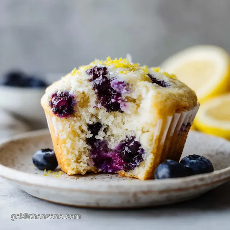 Keto Almond Flour Blueberry Muffins: Zesty and Moist