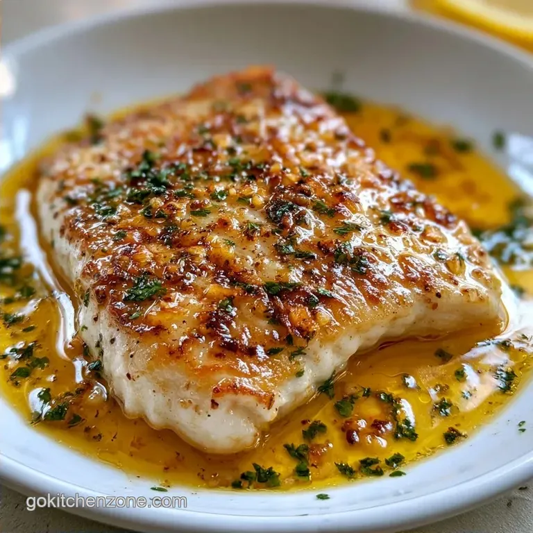 Healthy Lemon Butter Baked White Fish
