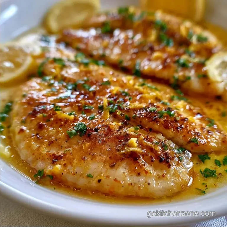 Lemon Butter Tilapia in 20 Minutes