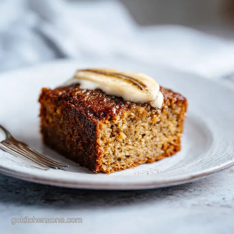 Moist Banana Cake with Cream Cheese Frosting
