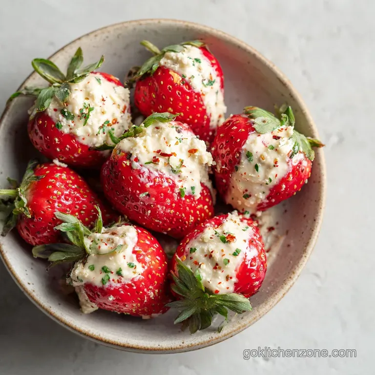 No-Bake Deviled Strawberries: Creamy and Fresh