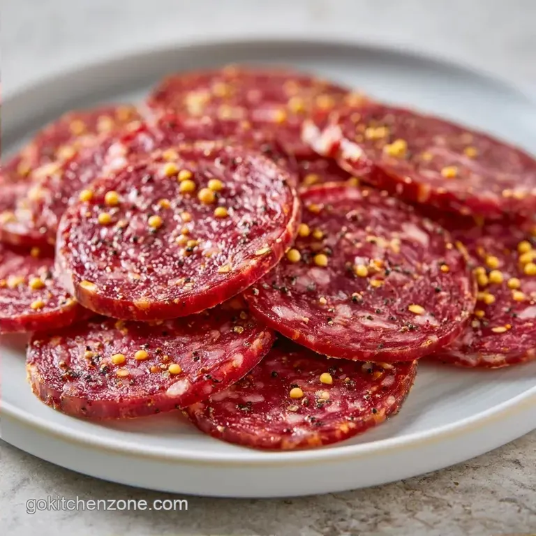 Old Fashioned Beef Summer Sausage: Tangy
