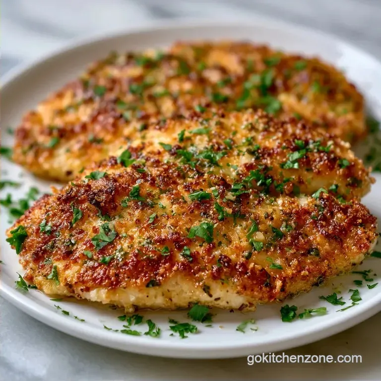 Crispy Parmesan Crusted Baked Tilapia